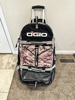 Ogio 9800 Rolling Sled Black/Camo Bag Gear Bag Dirt Bike Motocross Luggage • $140