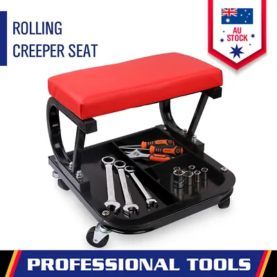 Rolling Creeper Seat Mechanic Stool Chair Repair Tools Tray Shop Auto Car Garage • $51.99