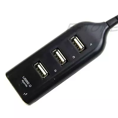 $4.90 • Buy Mini USB Hub Multi-port 4 Ports High Speed USB2.0 Splitter Portable OTG Adapter