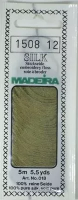 Madeira 100% PURE SILK 4-Strand Hand Embroidery Thread Colour 1508 • $7.50