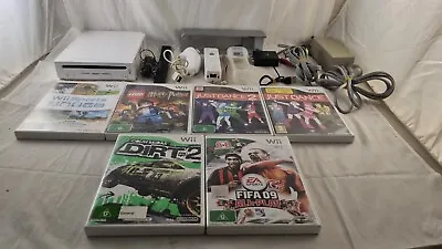 Big Nintendo Wii Console Bundle Remotes Games FREE POSTAGE READY TO PLAY • $129.50