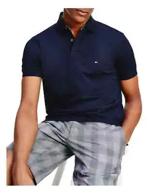 Tommy Hilfiger Mens 100% Cotton Premium Pique Polo Shirt Size M-2XL • $49.99