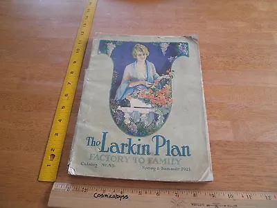 1921 The Larkin Plan Catalog #85 Furniture Clothes Household Mission Oak Rugs • $75