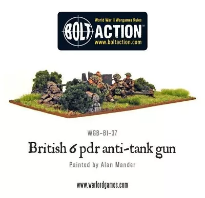 Bolt Action British Canadian Army 6 Pounder Anti-tank Gun  Out Of Box • $21.99