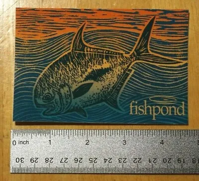 $6.95 • Buy FISHPOND PARADISE STICKER Fishpond 4.75 In X 3.1 In Fishing Decal
