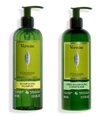 NEW SPA SIZE!  L'Occitane Verbena Shampoo & Conditioner-Set Of 2 - 13.5 Fl Oz Ea • $59.99