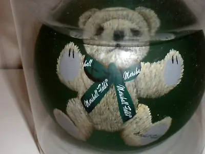 Marshall Fields Bear Christmas Ornament - New In Box Santa Bear • $35