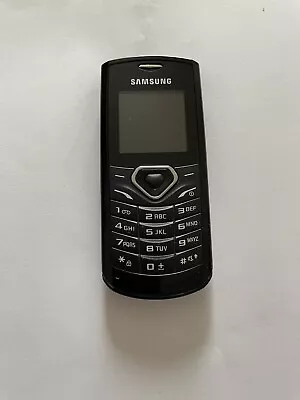 Samsung GT E1170 - Black (Unlocked) Mobile Phone • £12