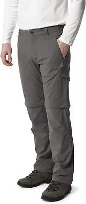 Craghoppers Men's Kiwi Pro Conv Trs Hiking Pants Casual Trouser - Elephant • £27.95