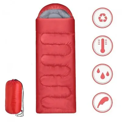 Outdoor Envelope Camping Sleeping Bag Waterproof Ultralight Warm Adult Hiking • $28.49