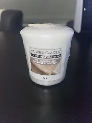 Yankee Candle White Linen & Lace Votive Sampler MULTISAVE Seasonal Scents • £1.50