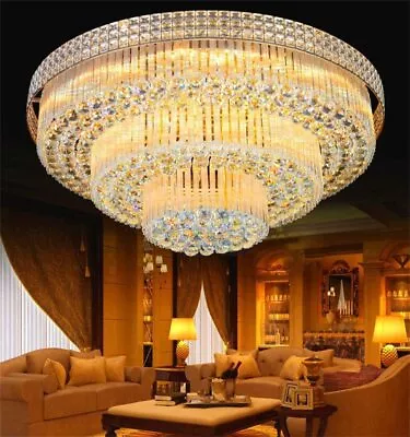 K9 Crystal Ceiling Fixture Light Pendant Lamp Chandelier Lighting 60/80cm  • $247.49