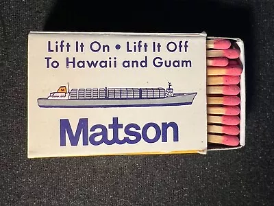 Vintage Match Box - Matson - Shipping - Hawaii - Very Nice! • $7.99