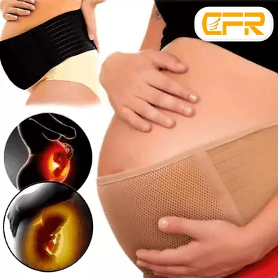 £13.99 • Buy Maternity Pregnancy Belt Lumbar Back Support Waist Lumbar Belly Band Bump Brace