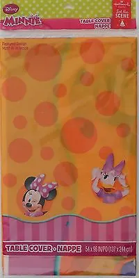 Party Table Cover DISNEY MINNIE MOUSE 54  X 96  Birthday Supplies Hallmark S1 • $7.95