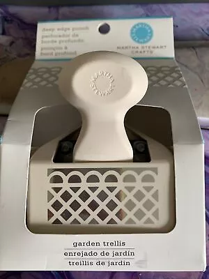 Martha Stewart Garden Trellis Deep Edge Punch Fence Gate Scrapbook Border NIP • $16