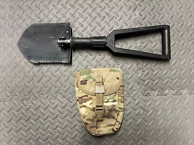 GERBER USGI Military ENTRENCHING TOOL SHOVEL W OCP CARRIER Pouch • $38.99