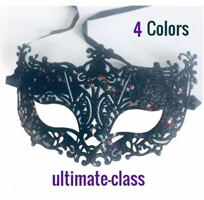 $7.99 • Buy Foxy Eyes Latex Face Mask Halloween Party Dominatrix Goth Punk Femdom Accessory