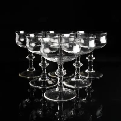 Crystal Maastricht + Royal Leerdam Crystal Glass Champagne Elvira Set From 6 • $97.52