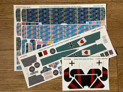 Aviattic ATT32286 1/32 Fokker DVII Late OAW Jasta 64w Ace Of Heart Pilot Unknown • $44.63