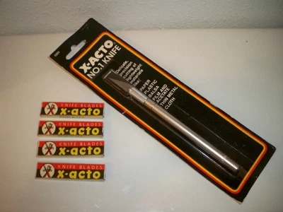 $14.50 • Buy Vintage Brand New X-ACTO NO. 1 Knife + 20 New (Unused) No. 11 Blades MADE USA!