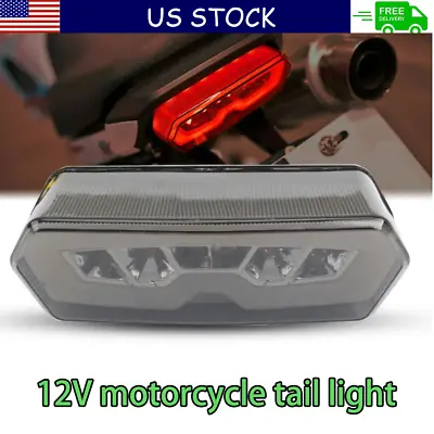 US Motorcycle LED Brake Tail Light Turn Signal Integrated For Honda Grom 125 MSX • $15.95