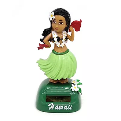 Dashboard Hula Girl Doll Solar Motion Ipu Player Hawaii Collectable Hawaiian • $16.01