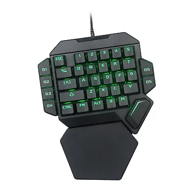 K50 One-Handed Mechanical Wired Gaming Keyboard RGB Backlit Lighted Key Board • $52.84