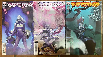 £6.99 • Buy Marvel Comics Inferno #2 - 4 2021 Set (missing #1) Hickman Story X-Men NM
