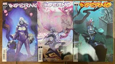 £6.99 • Buy Marvel Comics Inferno #2 - 4 2021 Set (missing #1) Hickman Story X-Men NM