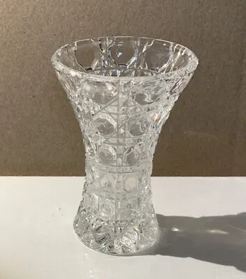 £7.25 • Buy Crystal Clear Vase - Made In Germany - 24% Lead Crystal 