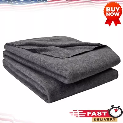 Mainstays Super Soft Fleece Bed Blanket Polyester Microfleece Gray Full/Queen • $20.99