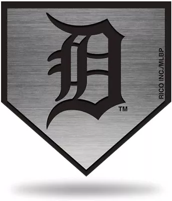 Detroit Tigers Auto Emblem Decal Premium Solid Metal Antique Nickel Design... • $16.79