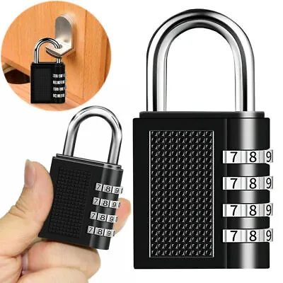 1 Pack Combination Lock 4 Digit Locker Padlock For School Gym Locker Heavy Duty  • $6.99