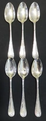 ~set Of 6 Vintage 800-s Silver Demitasse Spoons 58 Grams~ • $49.95