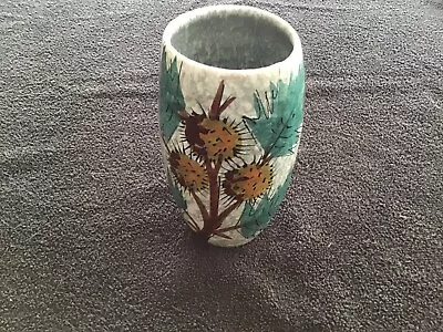 Mid Century Italian Pottery Autumn Leaf Vase • $24