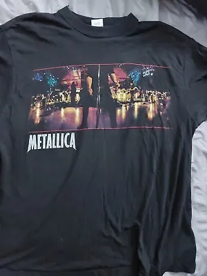 Metallica S&M 1999 Event Shirt Rare Xl • £45