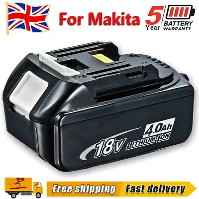 18V BL1850 For Makita 18 Volt LXT Li-Ion Cordless Battery BL1860 BL1830 4.0Ah UK • £18.69