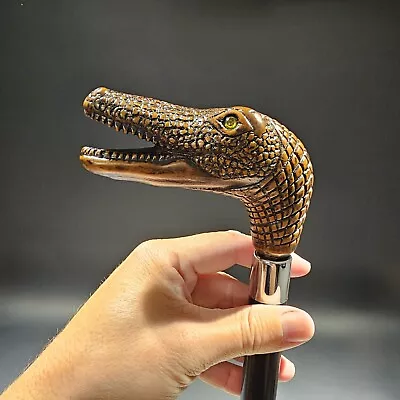 36  Antique Style Gator Head Walking Stick Cane • $90