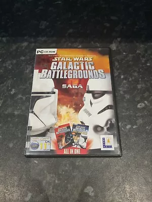 £11.99 • Buy Star Wars GALACTIC BATTLEGROUNDS SAGA Pc Inc Base Game CLONE CAMPAIGNS Add-On