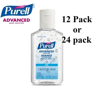 Purell Advanced Hand Sanitiser Gel 70% Alcohol With Flip Top Lid 30ML X 12 & 24 • £2.95