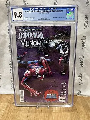 Free Comic Book Day 2022: Spider-Man / Venom #1 (MARVEL 2022) Cgc 9.8 New Slab • £43.40