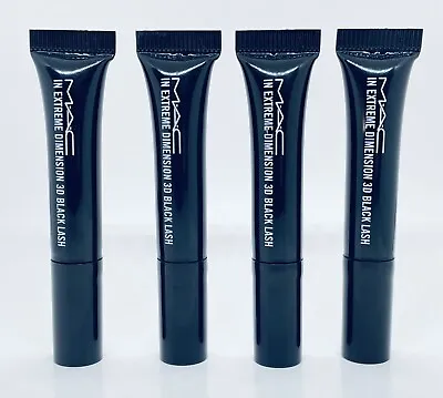 Lot Of 4 MAC In Extreme Dimension 3D Black Lash Mascara Travel Size • $13.95