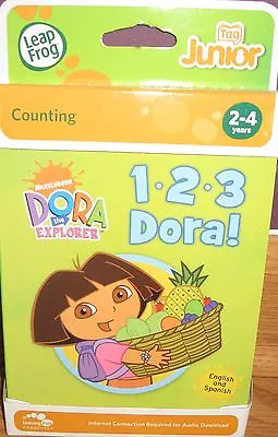 Leap Frog Tag Junior Counting Dora The Explorer (1 2 3 Dora) 2-4 Yrs • £9.88