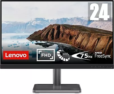 Lenovo L24i-30 23.8  FHD Monitor 24  1920x1080 75HZ HDMI + VGA AMD FreeSync • $125