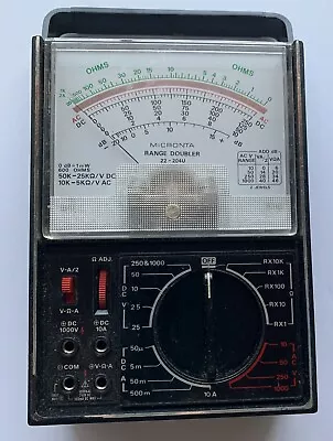 Micronta 22-204A Range Doubler Analog Multitester • $16.50