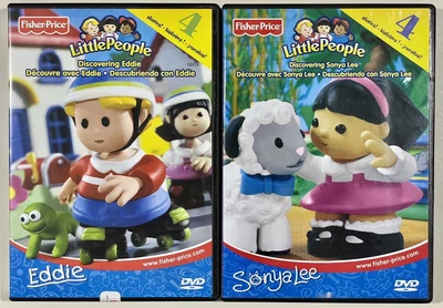 $10 • Buy 2 Fisher Price Little People DVDs Discovering Eddie & Discovering Sonya Lee