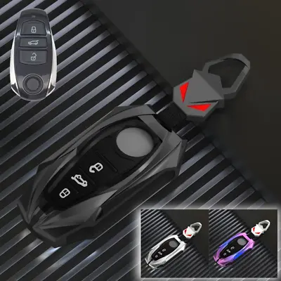 $28.80 • Buy Zinc Alloy Silicone Car Remote Smart Key Fob Case Cover For VW Touareg 2011-2017