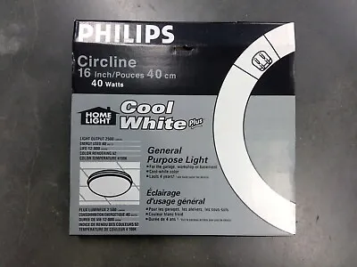 Philips FC16T9/COOL 40W 16  4100K Circline Bulb **Free Shipping** • $20