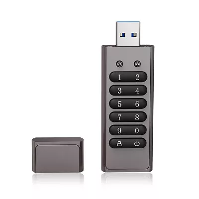 32GB 256-bit Encrypted USB Drive Password Secure Flash Drive USB3.0 U Disk D9B0 • $33.52